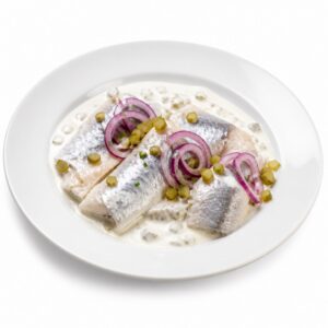 Herings-Filet in Sahnesauce