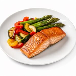 Lachs-Filet gebraten