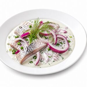 Matjes-Filets in Sauerrahm