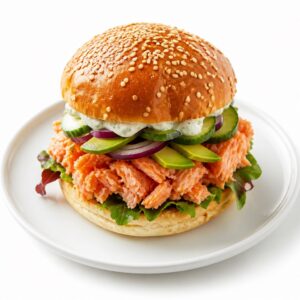 Pulled Lachs Burger