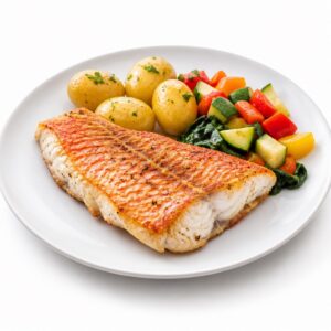 Rotbarsch-Filet gebacken