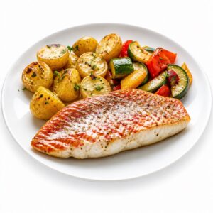 Rotbarsch-Filet gebraten