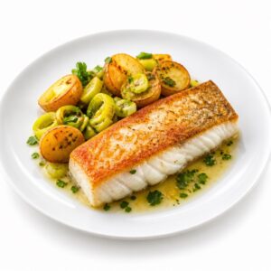 Schellfisch-Filet gebraten